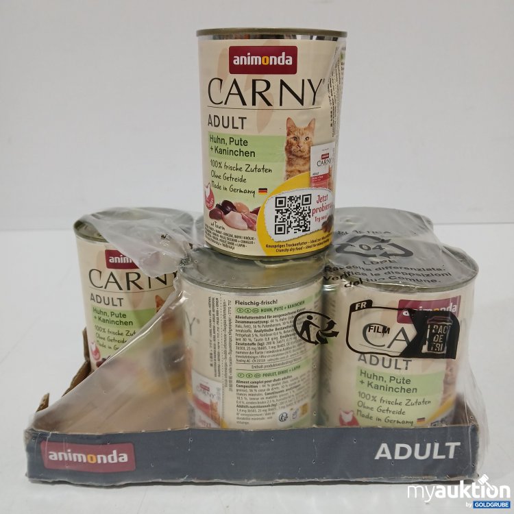 Artikel Nr. 860238: Animonda Carny Adult Huhn Pute Karninchen Katzenfutter 6x400g