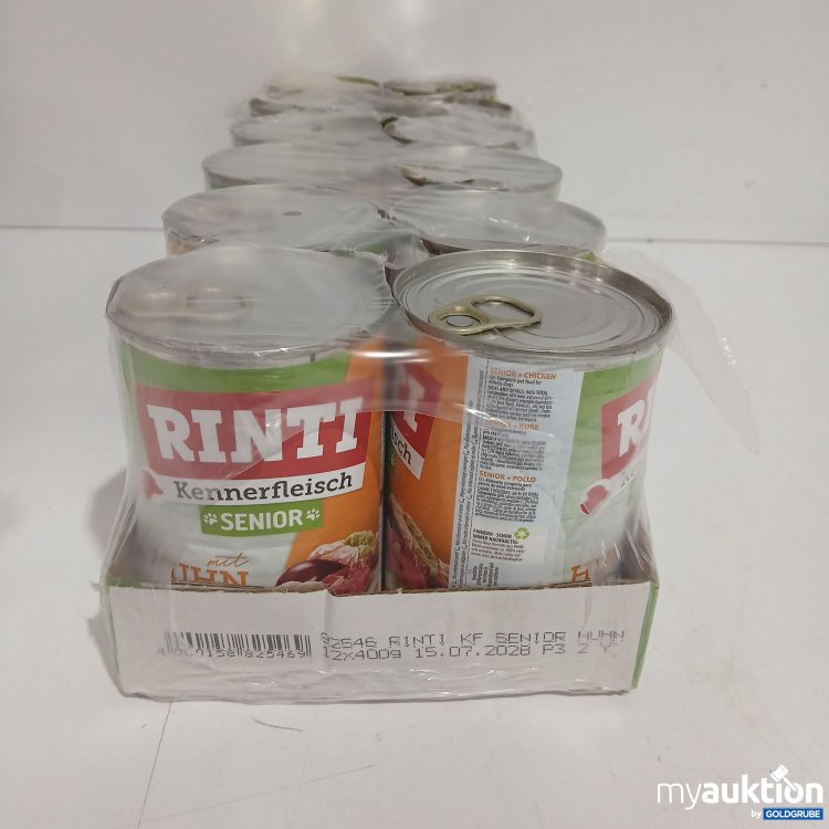 Artikel Nr. 873238: Rinti Kennerfleisch Senior mit Huhn 12x400g
