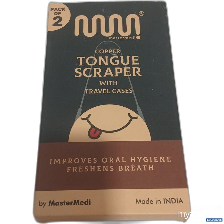 Artikel Nr. 887238 Artikel Nr. 887238: Mastermedi Stainless Steel Tongue Scraper Pack of 2