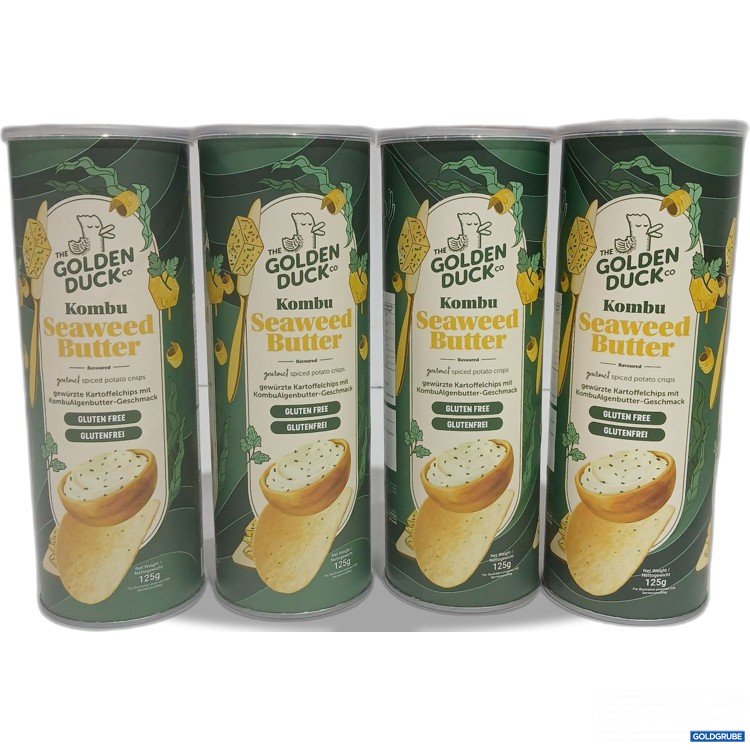 Artikel Nr. 916238: The Golden Duck Kombu Seaweed Butter Potato Crisps je 125g.