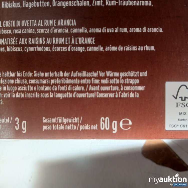 Artikel Nr. 940238: Teekanne Hüttenzauber Früchtetee abgelaufen