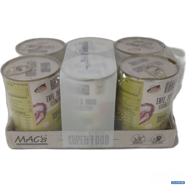 Artikel Nr. 973238: Macs Super Food for Cats Ente, Pute, Huhn 6×400g