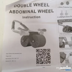 Auktion Double Wheel Abdiminal Wheel 