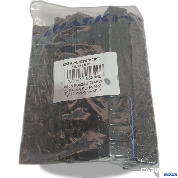 Artikel Nr. 883239: Haskyy 25 Prime Schwarz 5g*12 Klebegewichte 