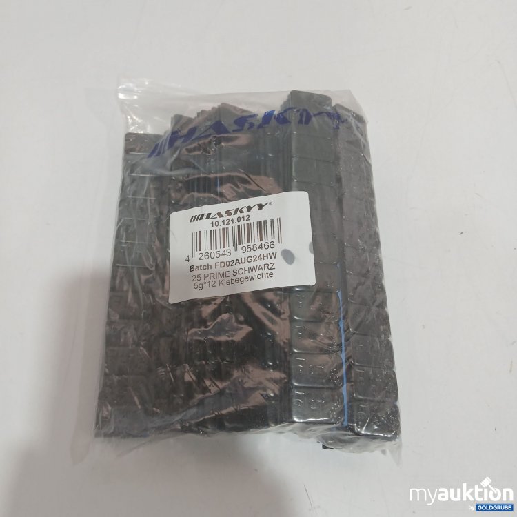 Artikel Nr. 883239: Haskyy 25 Prime Schwarz 5g*12 Klebegewichte 