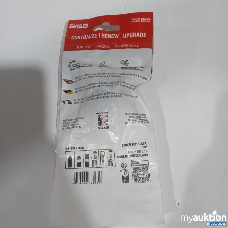 Artikel Nr. 893239 Artikel Nr. 893239: Sigg Spare Part Ersatzteil
