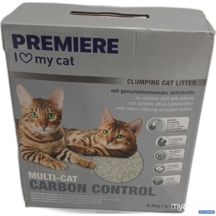 Artikel Nr. 953239: Premiere Clumping Cat Litter mit Aktivkohle 8,4Kg  