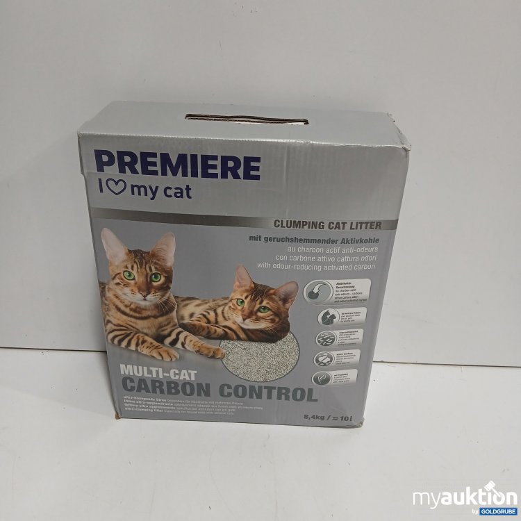 Artikel Nr. 953239: Premiere Clumping Cat Litter mit Aktivkohle 8,4Kg  
