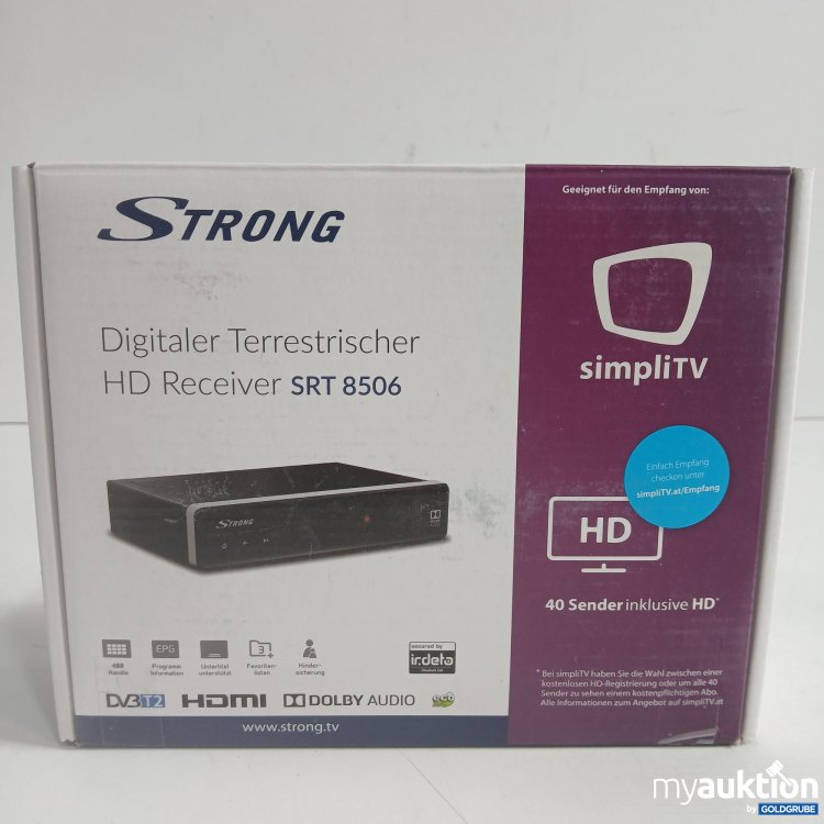 Artikel Nr. 964239: Strong Digitaler Terrestrischer HD Reiver SRT 8506 