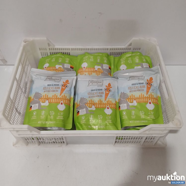 Artikel Nr. 973239: Mjamjam Köstliches Huhn an feinen Mörchen 12×300g