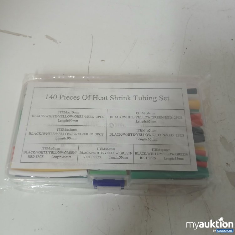 Artikel Nr. 399240 Artikel Nr. 399240: 140 Pieces of Heat Shrink Tubing Set