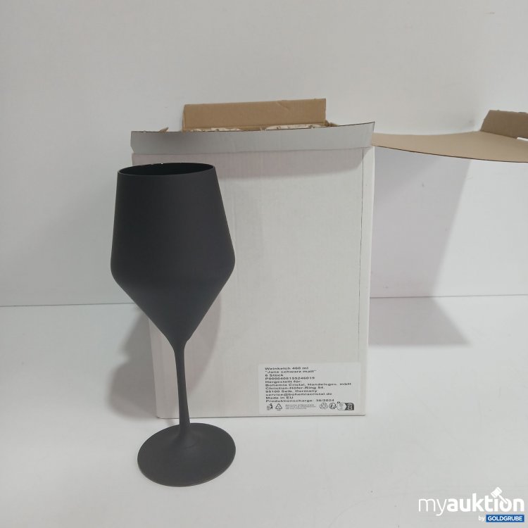 Artikel Nr. 832240 Artikel Nr. 832240: Weinkelch 460ml Jane schwarz matt 6Stk