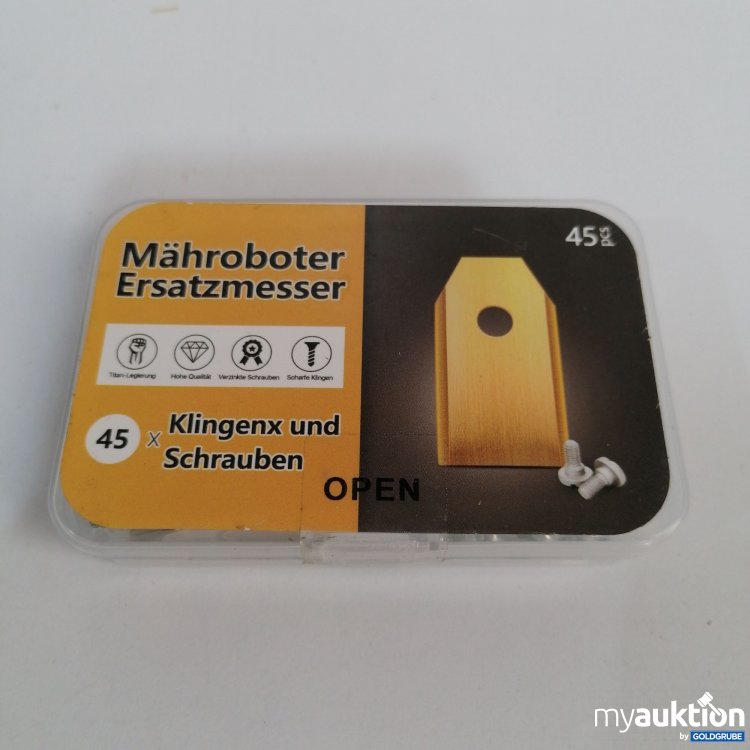 Artikel Nr. 850240 Artikel Nr. 850240: Mähroboter Ersatzmesser Klingen und Schrauben 45 Stk.