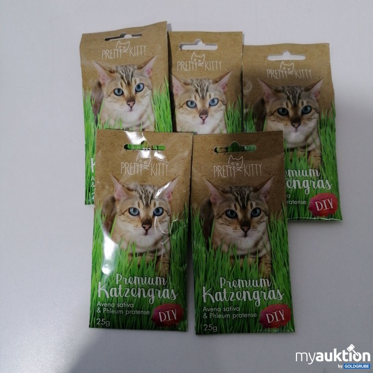 Artikel Nr. 875240: Pretty Kitty Premium Katzengras 5×25g