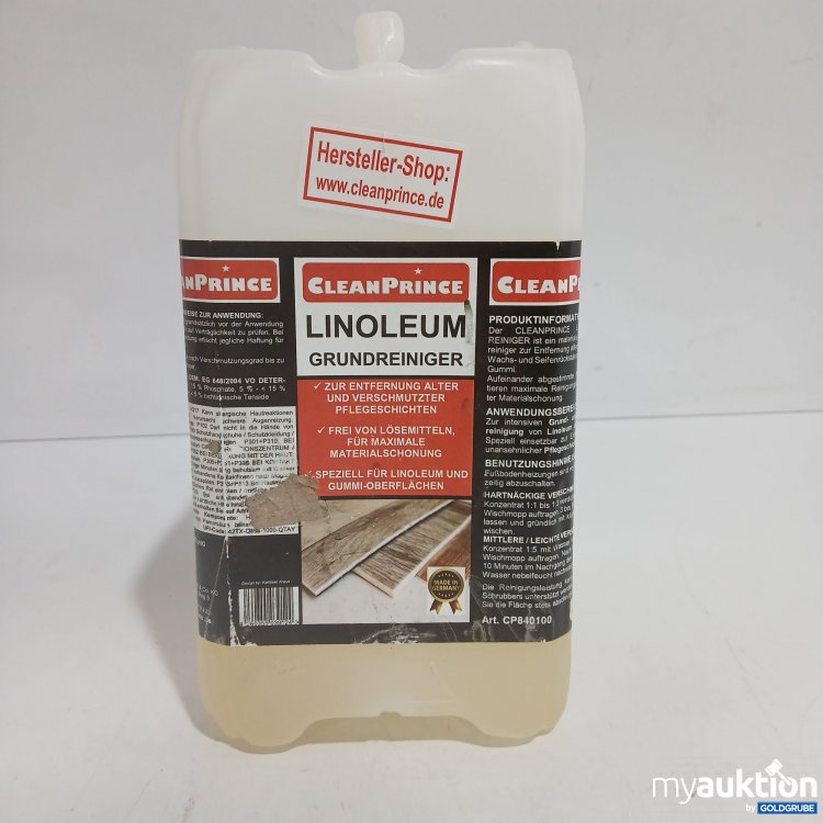 Artikel Nr. 876240 Artikel Nr. 876240: Clean Prince Linoleum Grundreiniger 5L