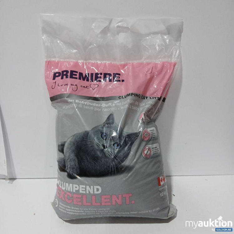 Artikel Nr. 885240: Premiere Clumping Cat Litter mit Babypuder Duft 12kg 