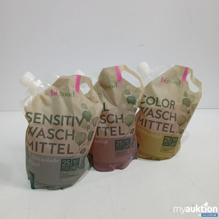 Artikel Nr. 886240: Bigood diverse Waschmittel 3x 1375ml