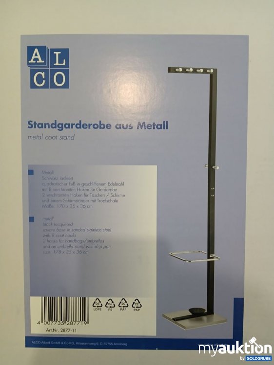 Artikel Nr. 929240: ALCO Standgarderobe Metall