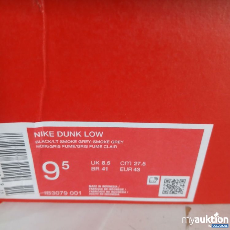 Artikel Nr. 954240: Nike Dunk Low Grau/Schwarz Sneaker