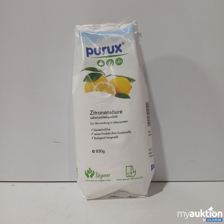 Artikel Nr. 955240: Purux Zitronensäure je 850g
