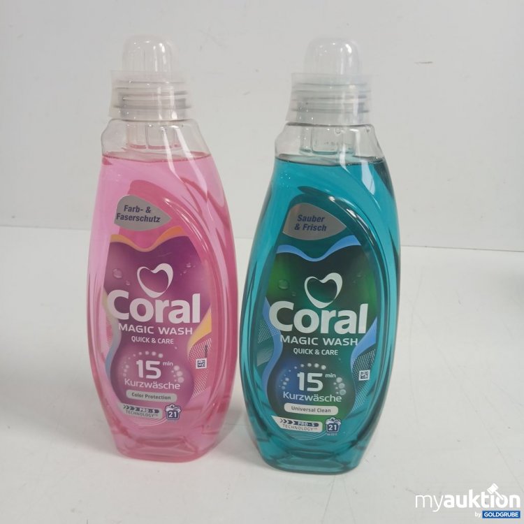 Artikel Nr. 977240 Artikel Nr. 977240: Coral Magic Wash Quick & Care Farb- Faserschutz, Sauber Frisch ,2x 21 Wäschen