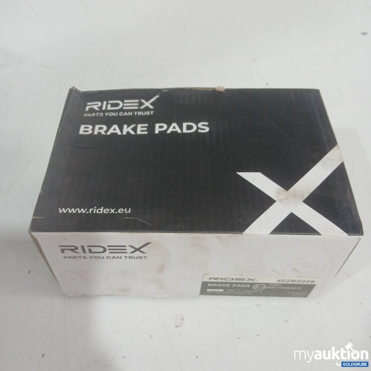 Artikel Nr. 986240 Artikel Nr. 986240: Ridex Brake Pads Front 402B0009