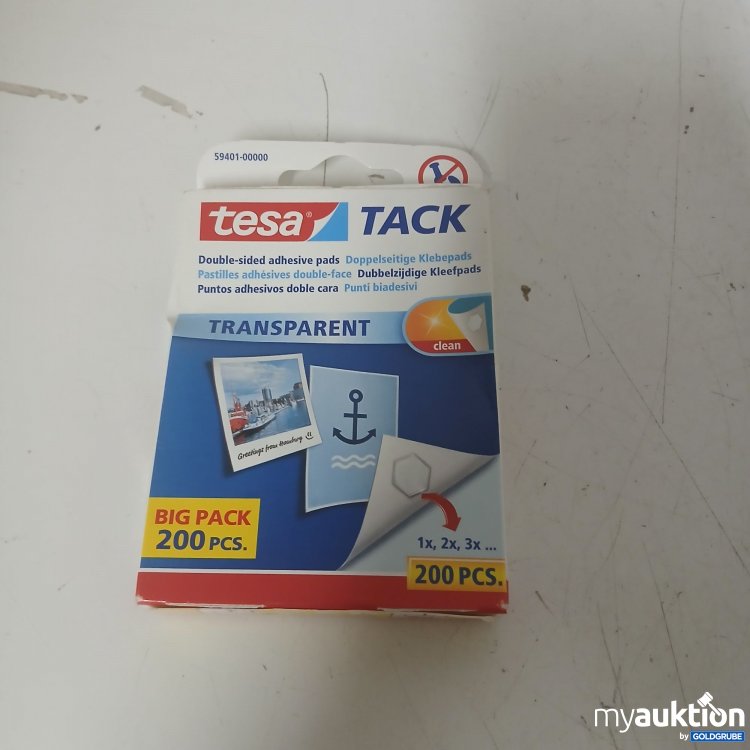 Artikel Nr. 399241 Artikel Nr. 399241: Tesa Tack Double-sided adhesive pads 200Pads