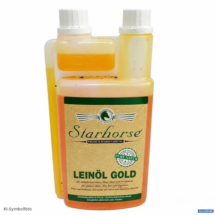Artikel Nr. 472241 Artikel Nr. 472241: Starhorse Leinöl Gold Pferdefutter 1000ml