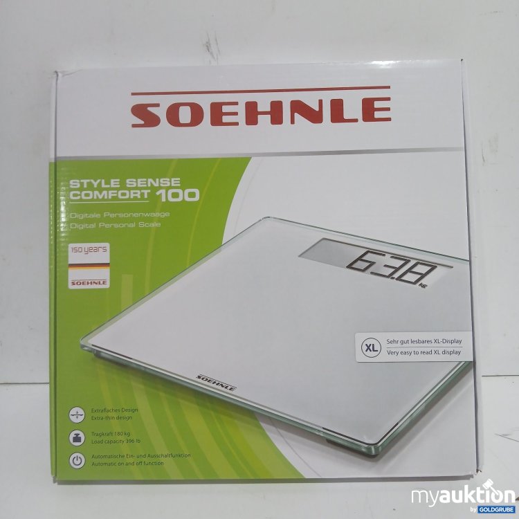 Artikel Nr. 526241: Soehnle Style Sense Comfort 100 Digitale Personenwaage