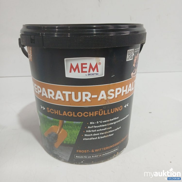 Artikel Nr. 986241 Artikel Nr. 986241: Mem Reperatur Asphalt Schlaglochfüllung 10kg
