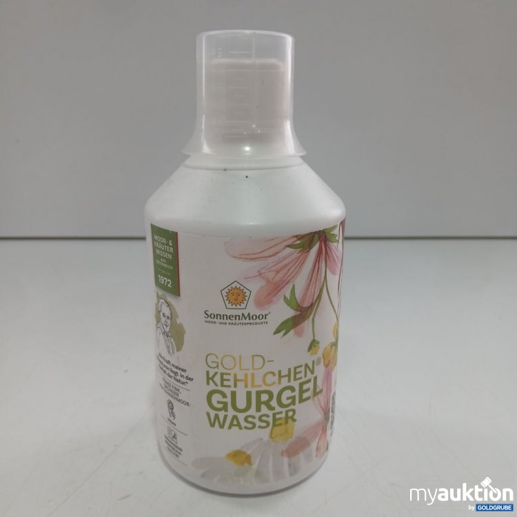 Artikel Nr. 987241 Artikel Nr. 987241: SonnenMoor Gold-Kehlchen Gurgel Wasser 500ml