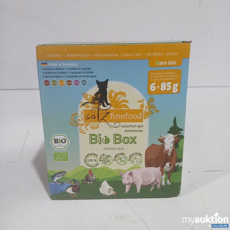 Artikel Nr. 463242: Catz Finefood Bio box 6x85g 