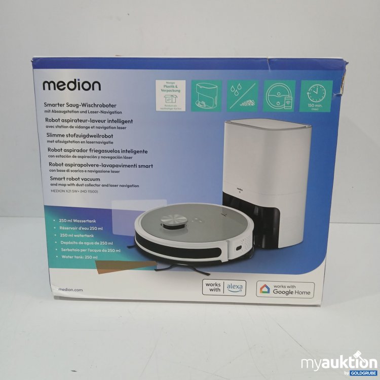 Artikel Nr. 478242: Medion Smarter Saug-Wischroboter 