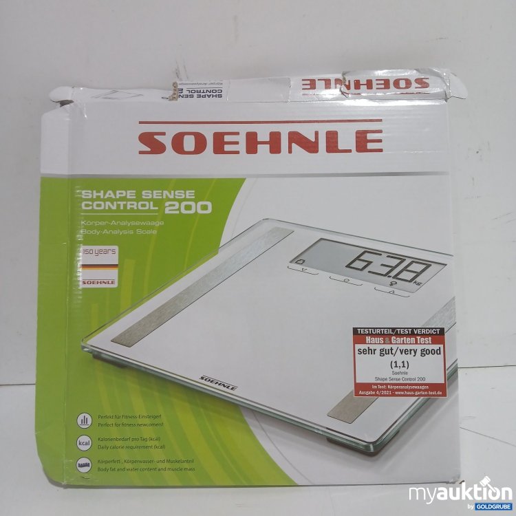 Artikel Nr. 526242: Soehnle Shape Sense Control 200 Körper-Analysewaage