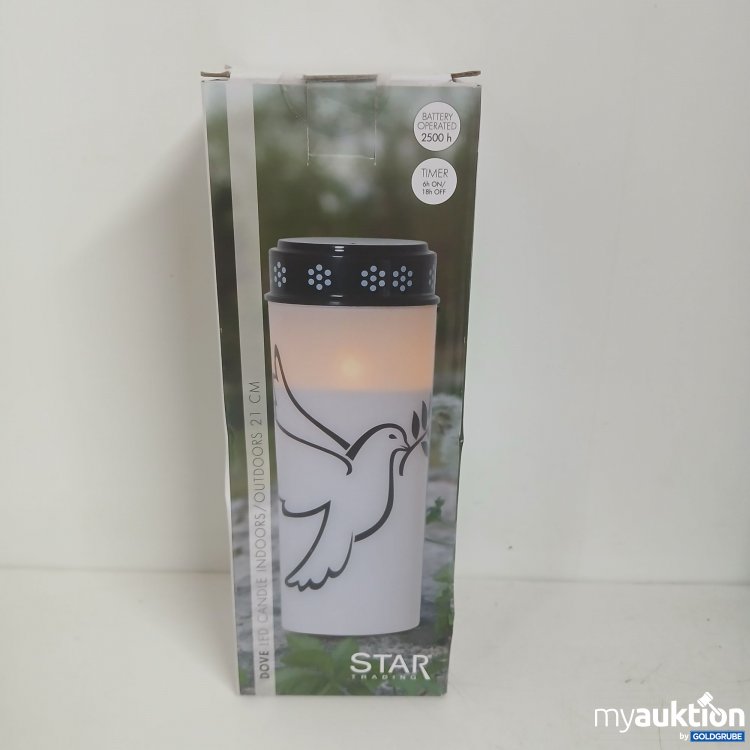 Artikel Nr. 828242 Artikel Nr. 828242: Star LED Grablicht Taube 21cm