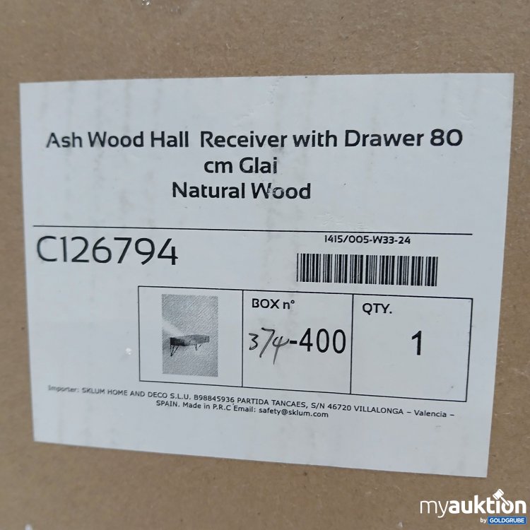 Artikel Nr. 839242: Sklum Ash Wood Hall Receiver C126794