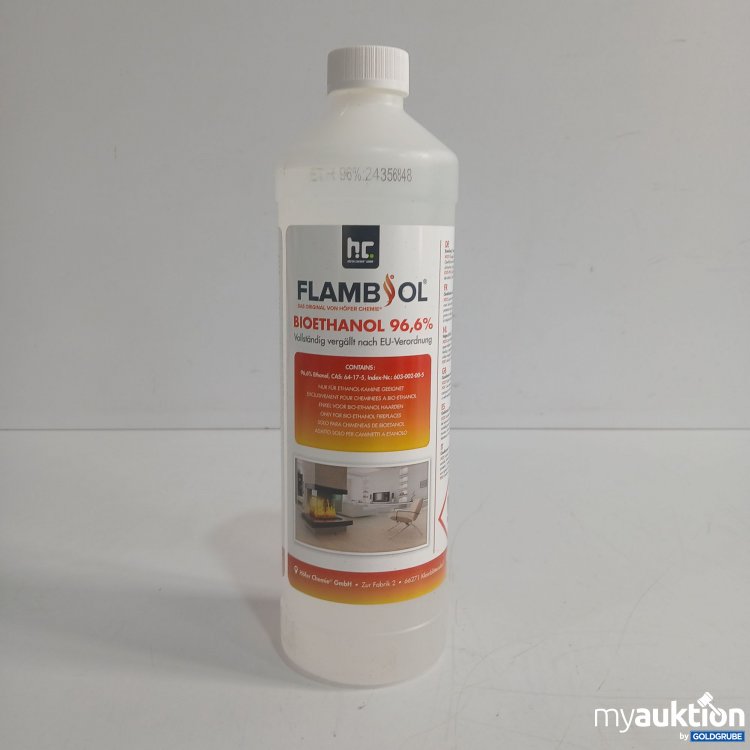 Artikel Nr. 859242: Hc Flambol Bioethanol 96,6% 1L