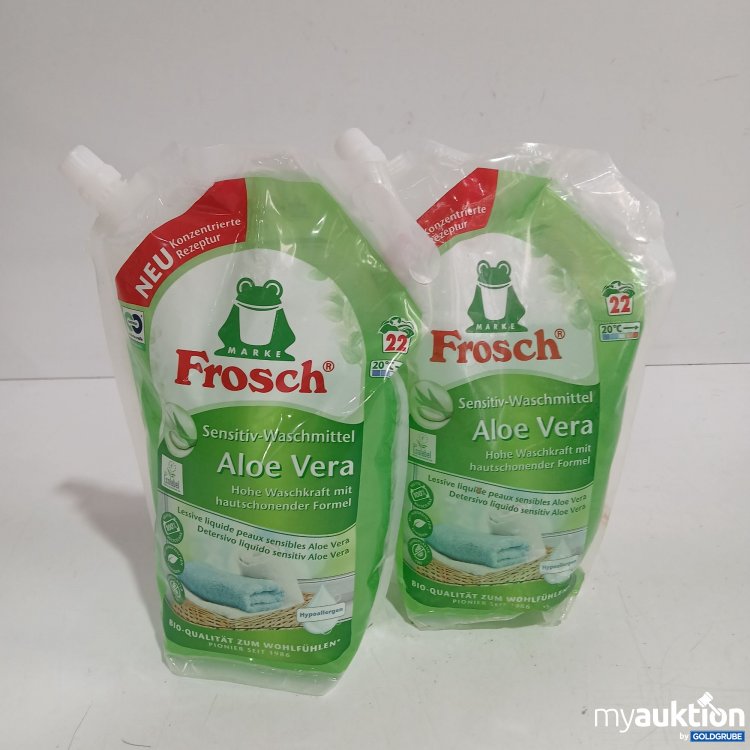 Artikel Nr. 867242 Artikel Nr. 867242: Frosch Sensitiv Waschmittel Aloe Vera 2x 1.5l