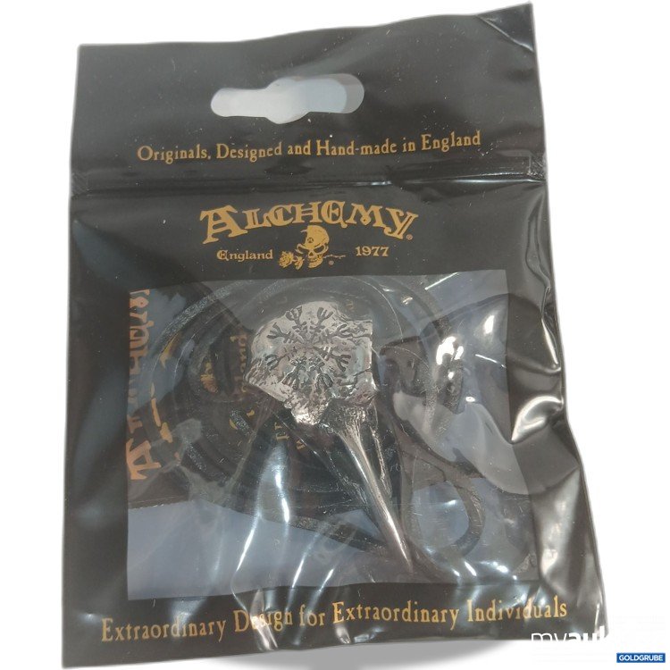 Artikel Nr. 960242: Alchemyengland Helm of Awe Ravenskull Pendant Kette 