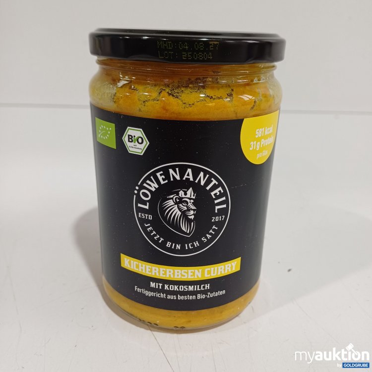 Artikel Nr. 962242: Löwenanteil Kichererbsen Curry 570g
