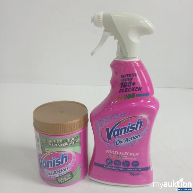 Artikel Nr. 977242 Artikel Nr. 977242: Vanish Oxi Action Multi-Flecken Vorwaschspray 750ml & Vanish Oxi Action Extra Hygiene 550g
