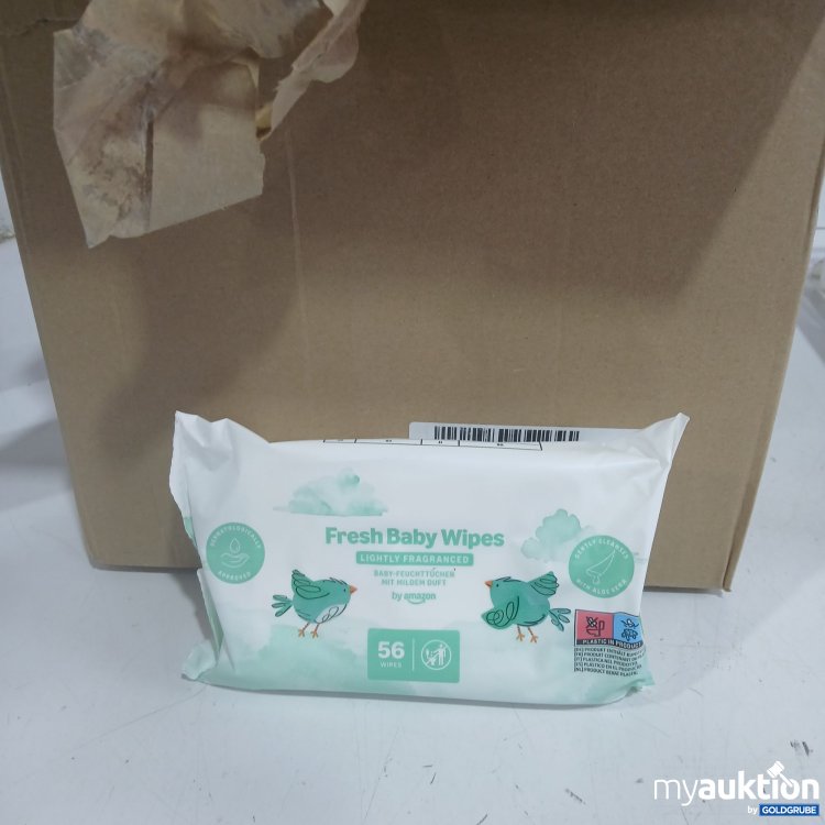 Artikel Nr. 994242 Artikel Nr. 994242: Amazon Fresh Baby Wipes mit mildem Duft 18x56Stk