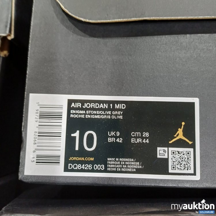 Artikel Nr. 464243 Artikel Nr. 464243: Nike Air Jordan Mid Enigma Stone Olive Grey Gr. 44