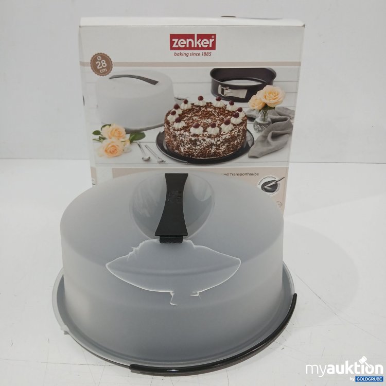 Artikel Nr. 478243 Artikel Nr. 478243: Zensur Springform mit Emallie Boden und Transporthaube 28cm