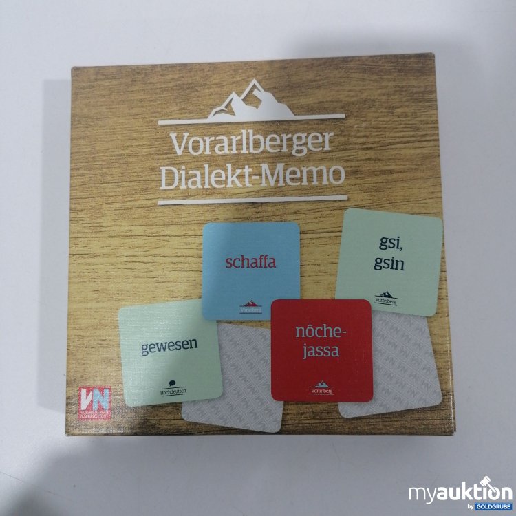 Artikel Nr. 522243: Vorarlberger Dialekt - Memo