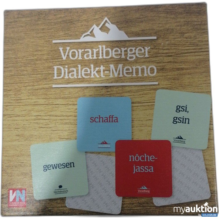 Artikel Nr. 522243: Vorarlberger Dialekt - Memo