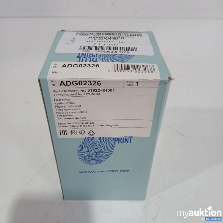 Artikel Nr. 839243: Blue Print Kraftstofffilter ADG02326