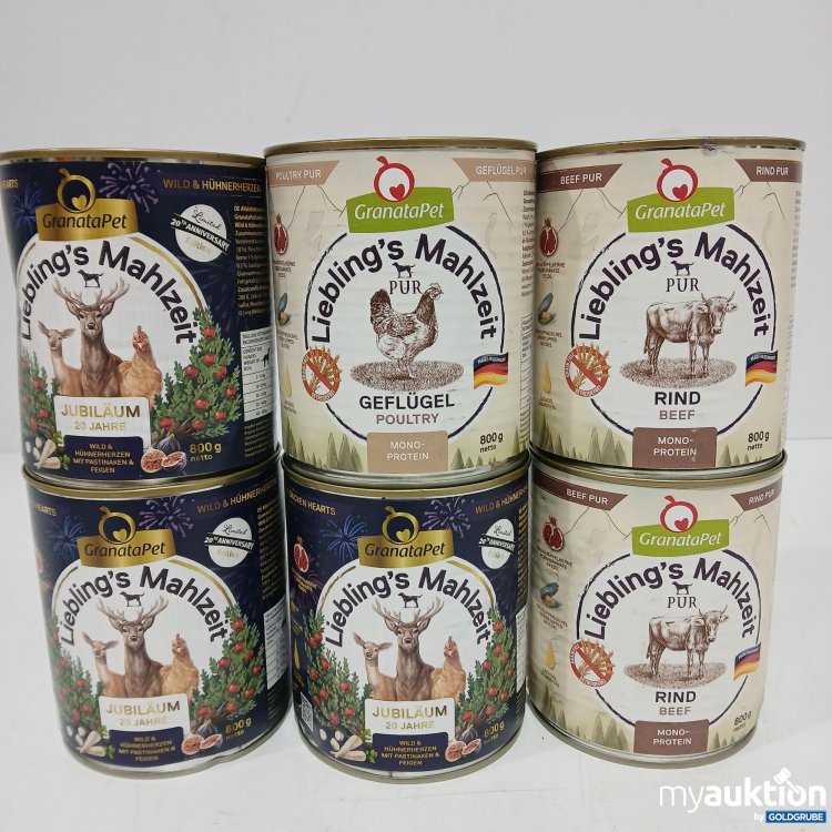 Artikel Nr. 860243: GranataPet Lieblings Mahlzeit versch.Sorten 6x800g