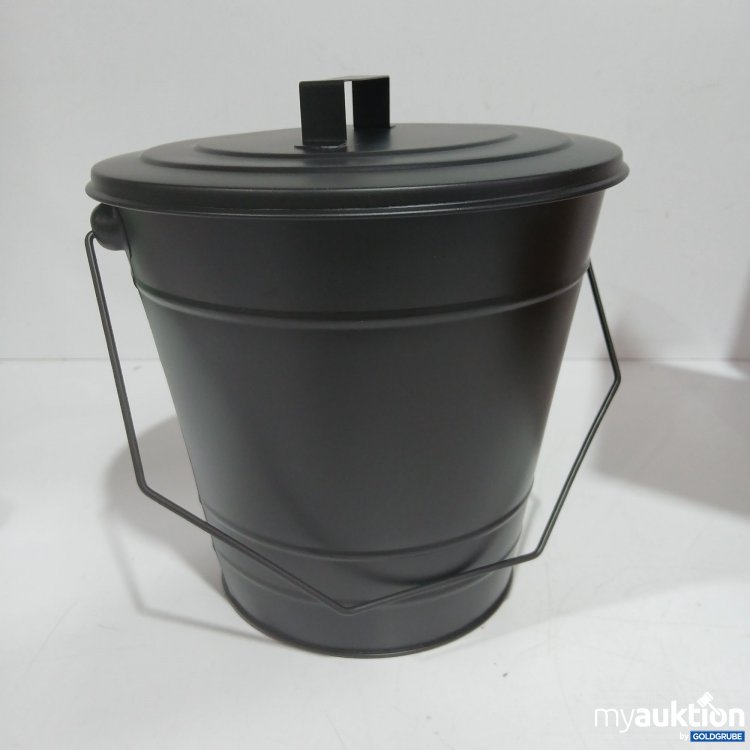 Artikel Nr. 866243: Relaxdays Ascheeimer 7L mit Deckel schwarz 10050413