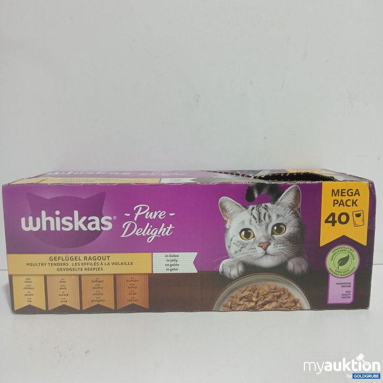 Artikel Nr. 873243: Whiskas Pure Delight Geflügel Ragout in Gelee 40x85g